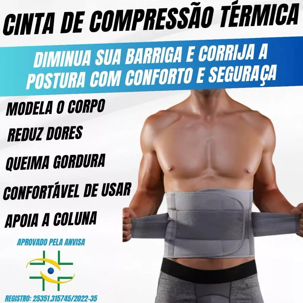 Cinta Modeladora Abdominal Térmica