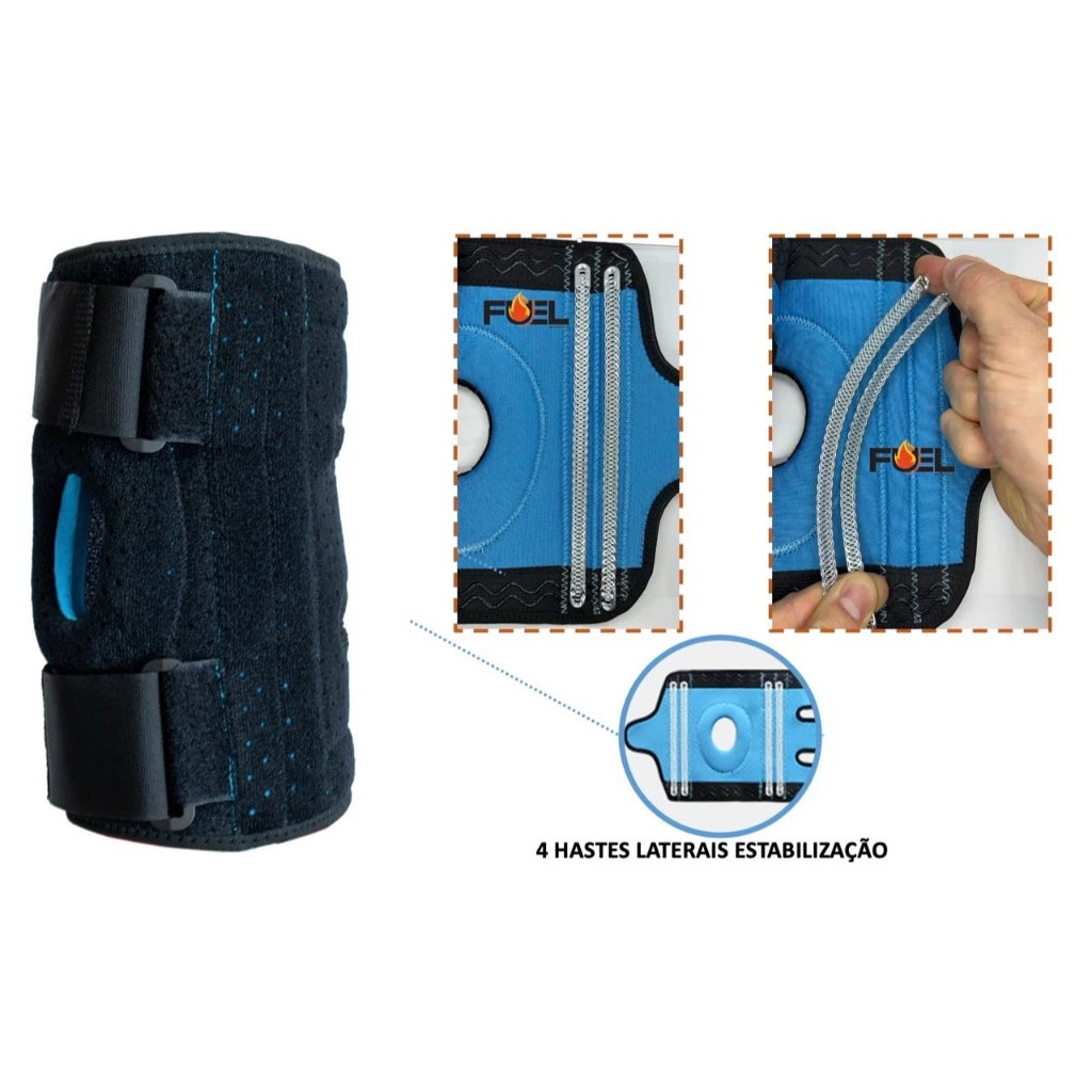 Joelheira Ortopédica Articulada Fuel Sports