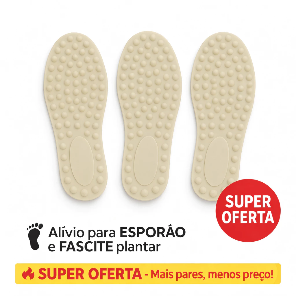  Kit Palmilha Ortopédica Anatômica