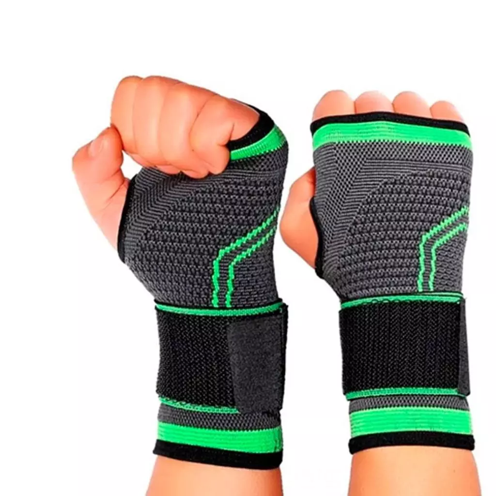 O Par de Munhequeiras de Compressão foi desenvolvido para oferecer ajuste confortável e suporte durante o uso cotidiano.