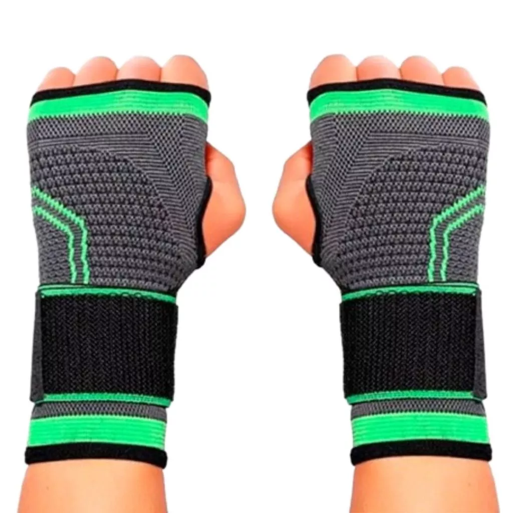 O Par de Munhequeiras de Compressão foi desenvolvido para oferecer ajuste confortável e suporte durante o uso cotidiano.