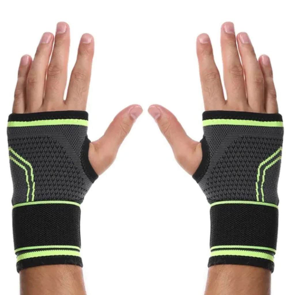 O Par de Munhequeiras de Compressão foi desenvolvido para oferecer ajuste confortável e suporte durante o uso cotidiano.