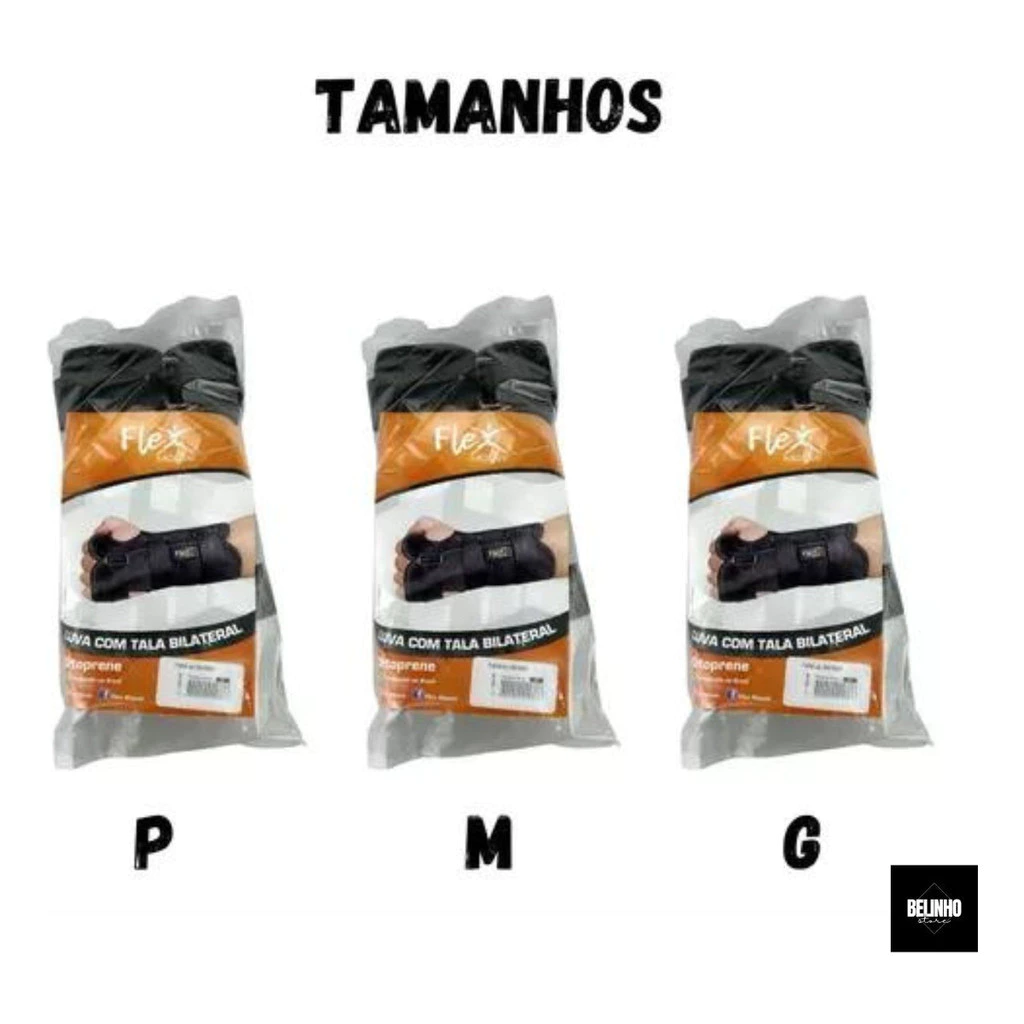 Par de Munhequeiras com Tala Bilateral