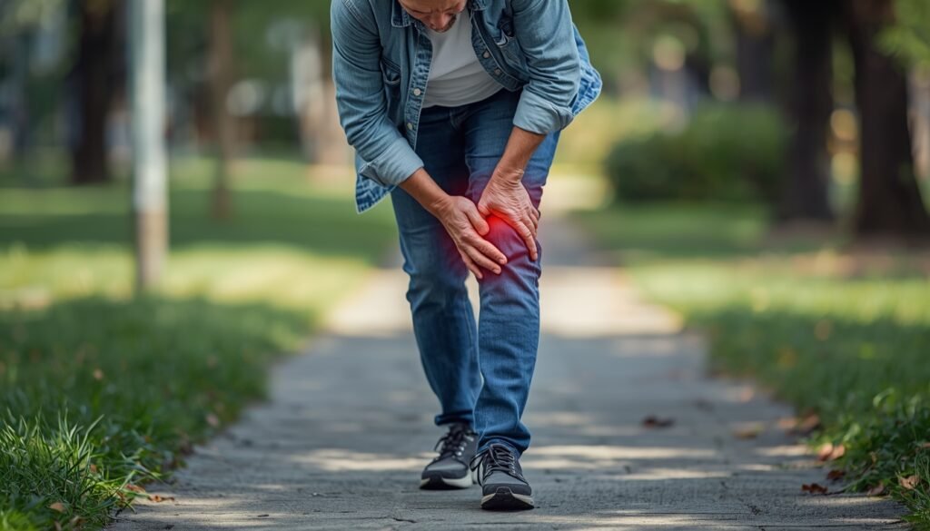 dor no joelho ao caminhar